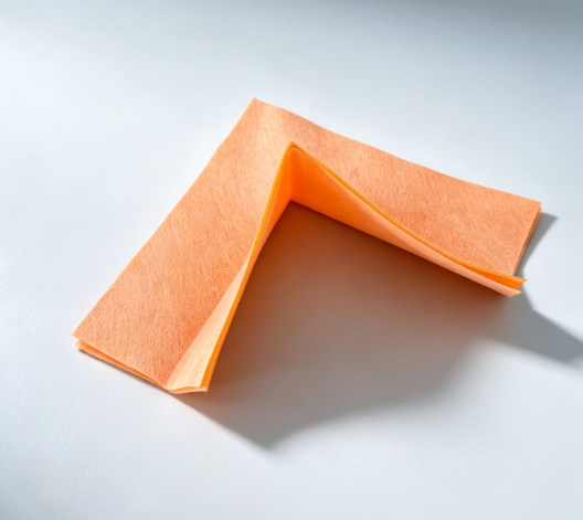 Orange solid preformed waterproofing outside corner piece